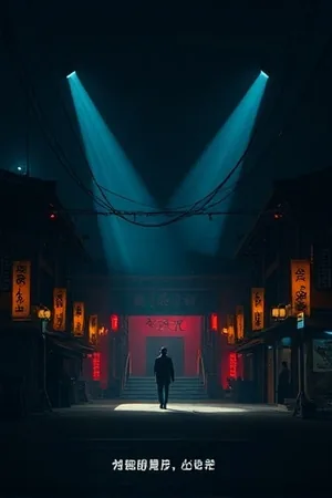 雾港回声悬疑剧集封面，灯塔与海雾交织